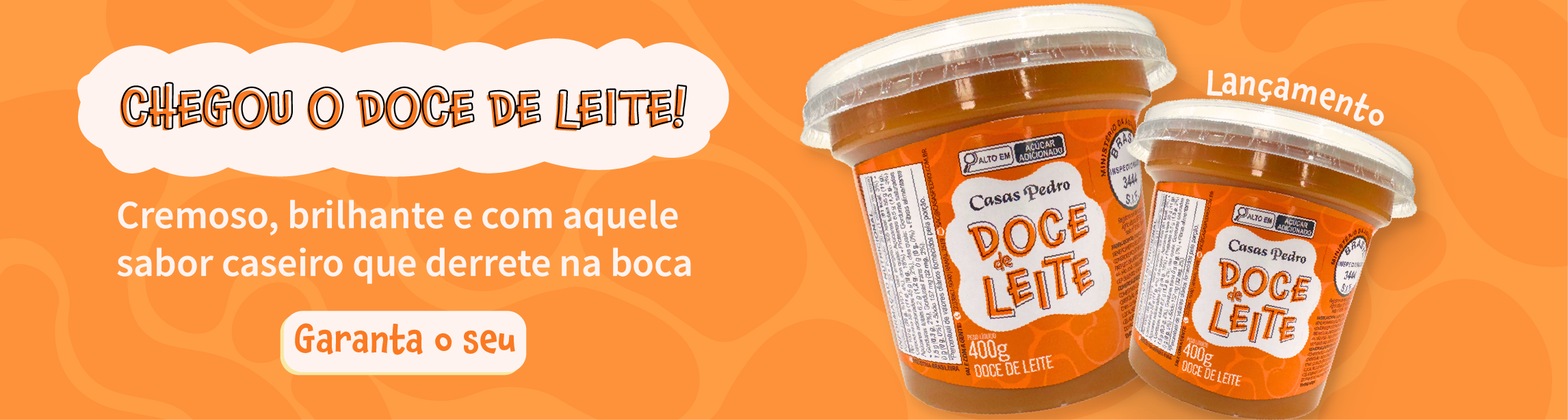 Banner Doce de Leite Casas Pedro
